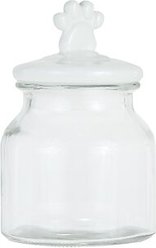 Amici Pet Cosmopawliton Glass Dog Treat Jar, White slide 2 of 2
