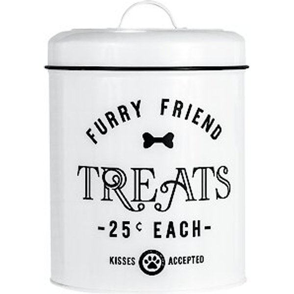 Amici Pet Copper Spaniel Dog Treat Canister