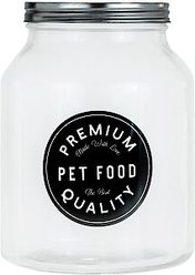 Amici Pet Venice Premium Pet Glass Dog Treat Canister