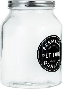 Show full view: Amici Pet Venice Premium Pet Glass Dog Treat Canister slide 2 of 2