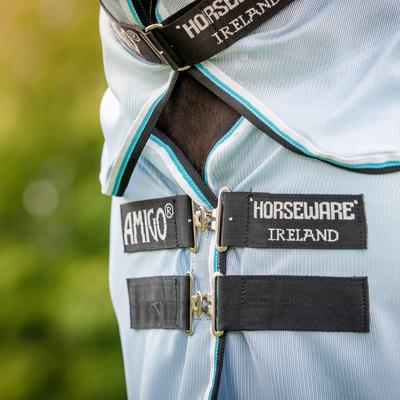 Show full view: Amigo Bug Rug Horse Fly Sheet, Azure Blue, 75-in slide 3 of 3