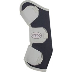 Amigo Ripstop Travel Horse Boots, Navy/Silver, Horse