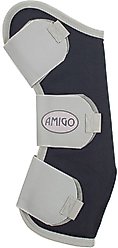 Amigo Ripstop Travel Horse Boots, Navy/Silver, Pony