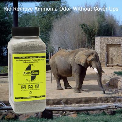 Show full view: AmmoSorb Natural Ammonia Small Animal Odor Elimination Granules, 2-lb bottle slide 3 of 5