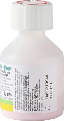 Show full view: Amoxi-Drop (Amoxicillin) Powder for Oral Suspension for Dogs & Cats, 50-mg, 30-mL slide 4 of 7