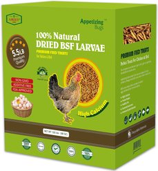 Amzey Appetizing Bugs Premium Chicken & Bird Treats, 5.5-lb box