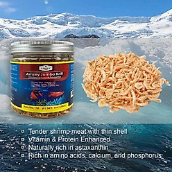 Amzey Jumbo Krill Fish Food, 1-oz jar slide 2 of 2