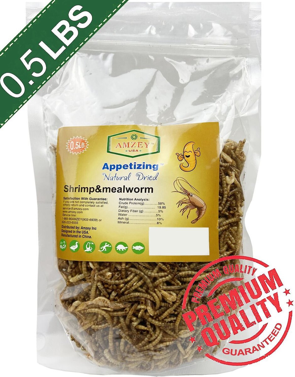 Amzey Mealworms & Shrimp Treats