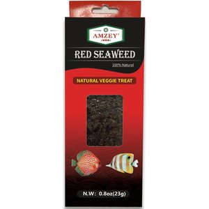 Amzey Red Seaweed Natural Veggie Fish Treat, 0.8-oz box