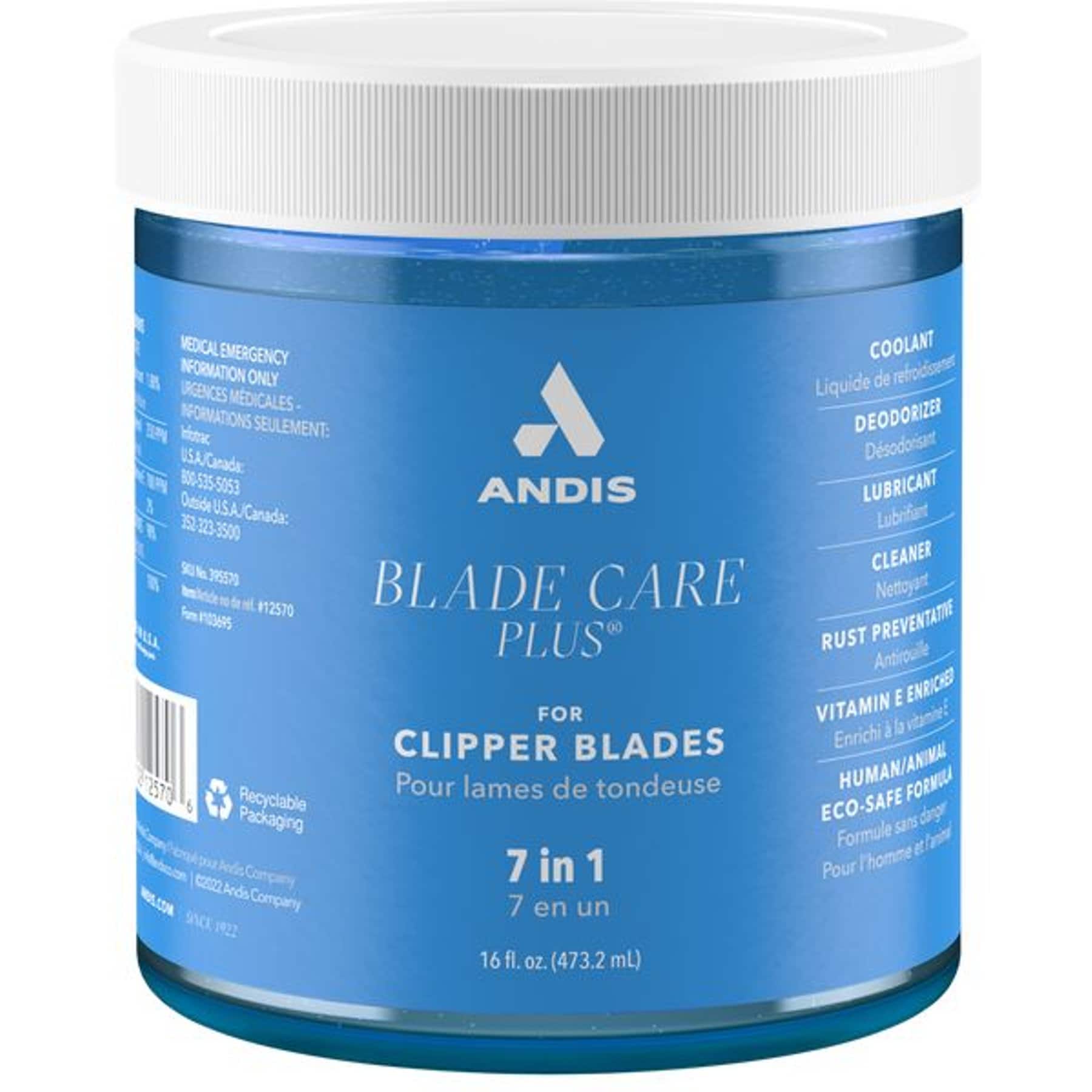 Andis Blade Care Plus for Pet Clipper Blades, 16.5-fl oz jar