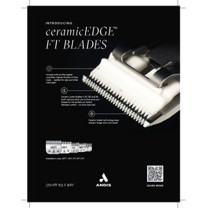 Andis CeramicEdge Clipper Blade, #5FT 24T Upper / 17T Lower
