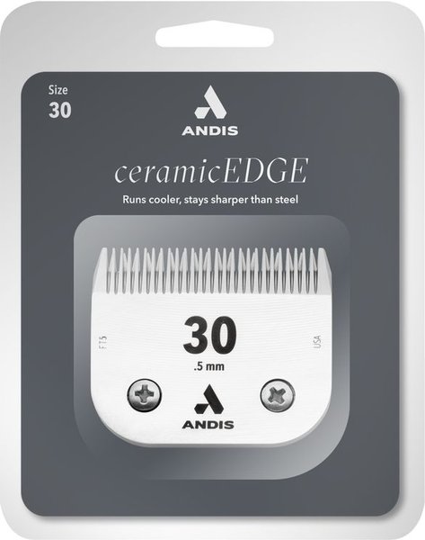 Show full view: Andis CeramicEdge Detachable Blade, #30, 1/50" - 0.5 mm slide 2 of 9