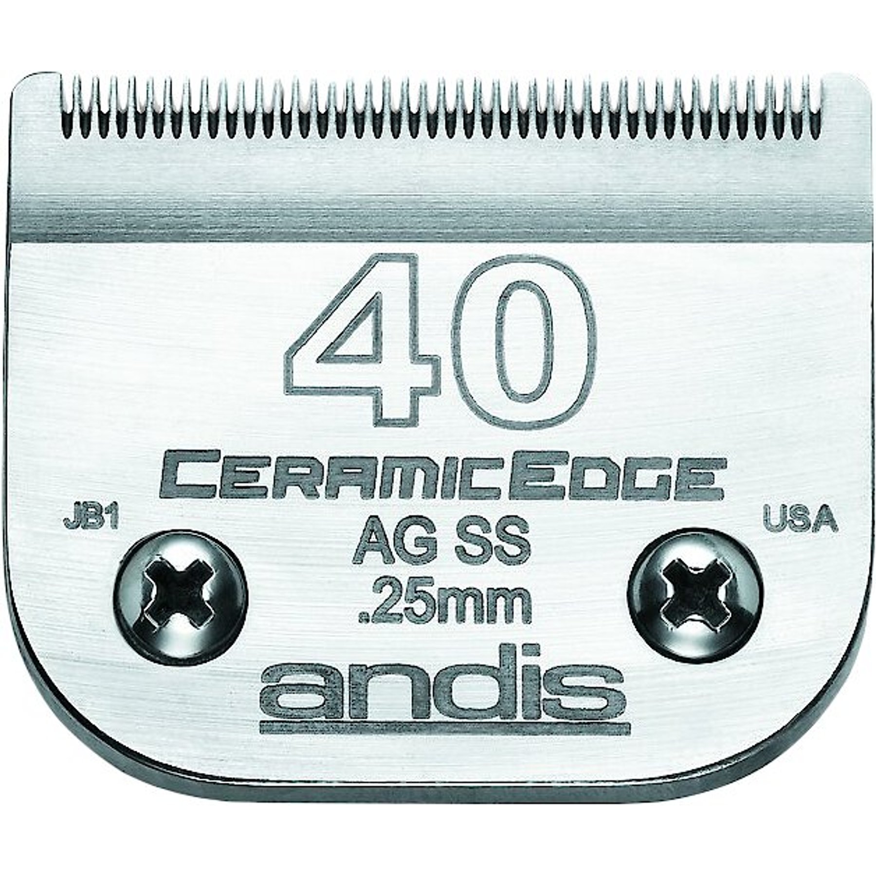 Andis CeramicEdge Replacement Clipper Blade, #40SS, 1/100" - 0.25 mm