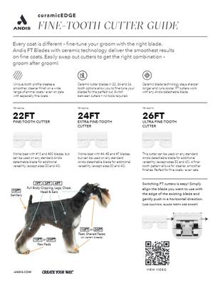 Show full view: Andis CeramicEdge Pet Tooth Cutter, 22T Fine slide 2 of 5