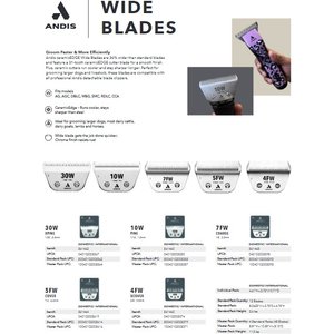 Andis CeramicEdge Wide Clipper Blade, #30W XFine