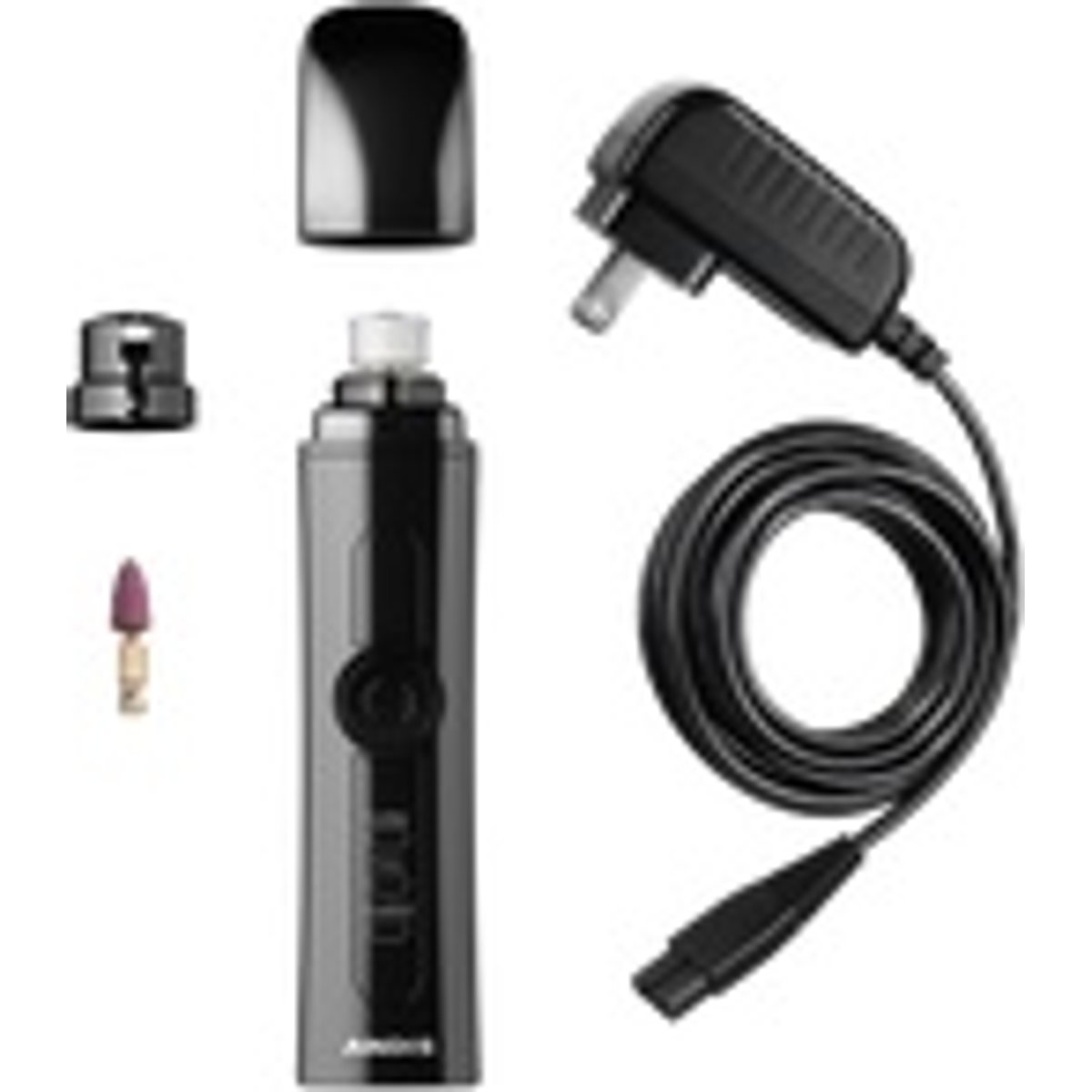 Andis Cordless 2-Speed Dog, Cat & Small Pet Nail Grinder, Black
