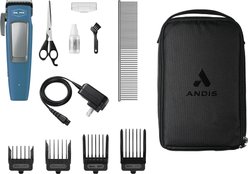 Andis Dr. Pol Easy Clip Cordless II Dog, Cat & Small Pet Clipper Kit, Aqua Blue