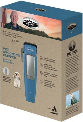 Show full view: Andis Dr. Pol Easy Clip Cordless II Dog, Cat & Small Pet Clipper Kit, Aqua Blue slide 4 of 5
