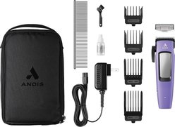 Andis Easy Clip Cordless II Dog, Cat & Small Pet Clipper Kit, Purple