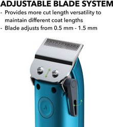 Andis Easy Clip Dog, Cat & Small Pet Corded Clipper, Blue slide 2 of 4