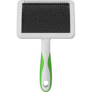 Andis Firm Slicker Dog Grooming Brush, Green/White, Large