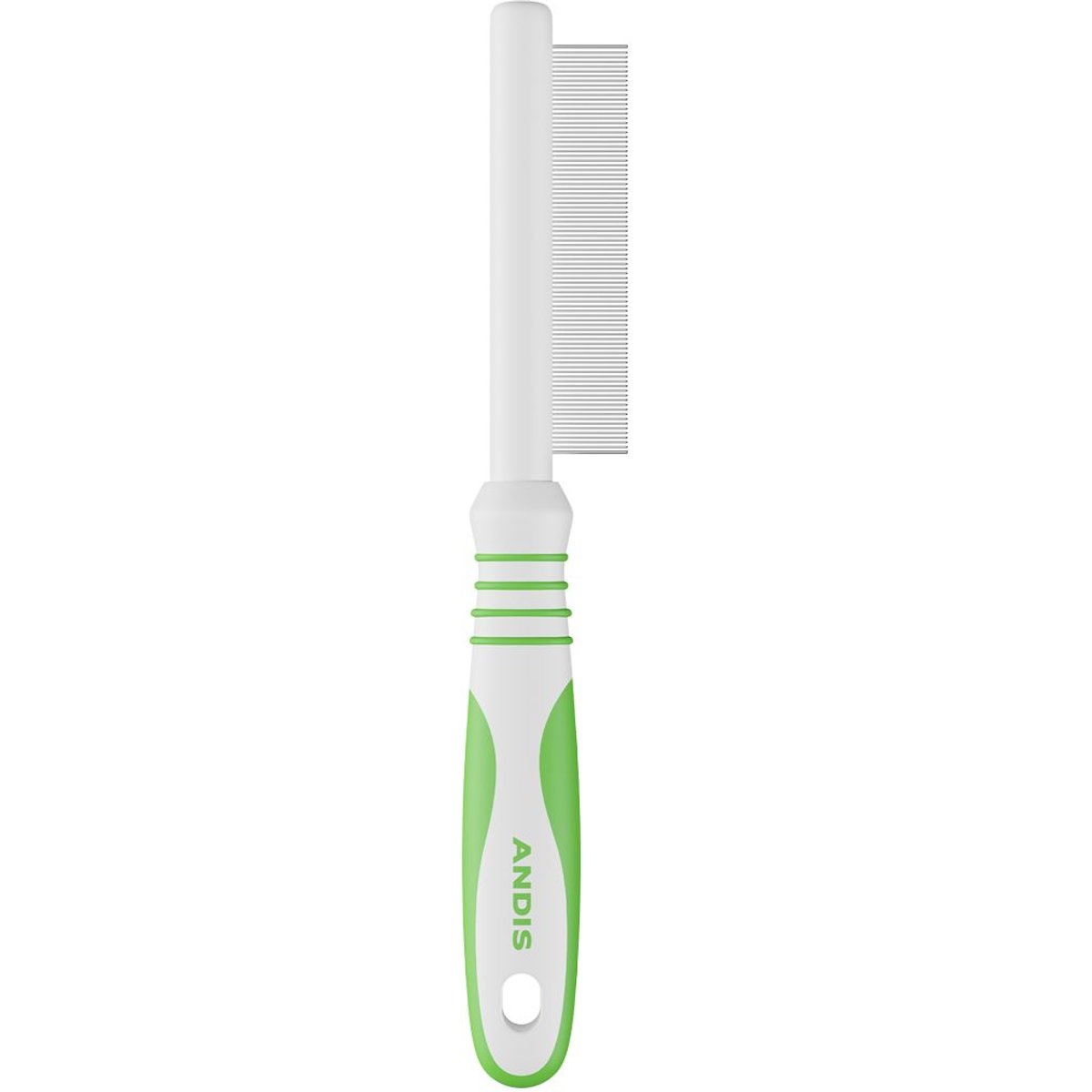 Andis Flea Comb Dog Grooming Tool, Green/White