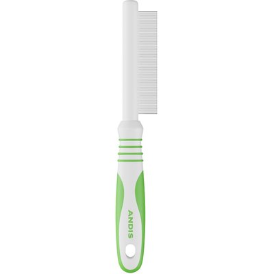 Andis Andis Flea Comb Dog Grooming Tool, Green/White