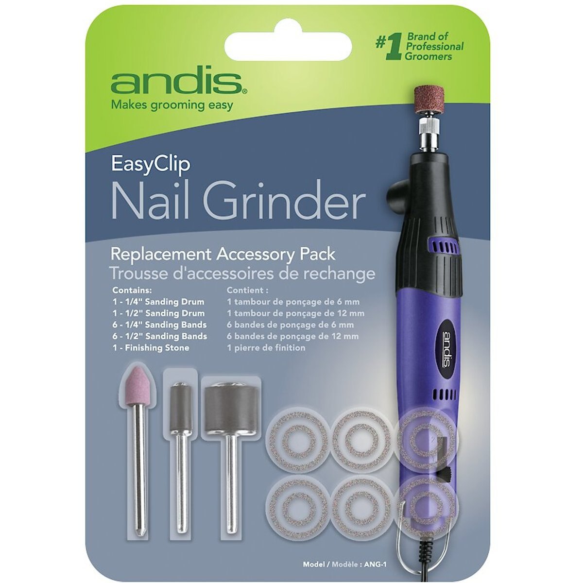 Andis Pet Nail Grinder Replacement Accessory Pack