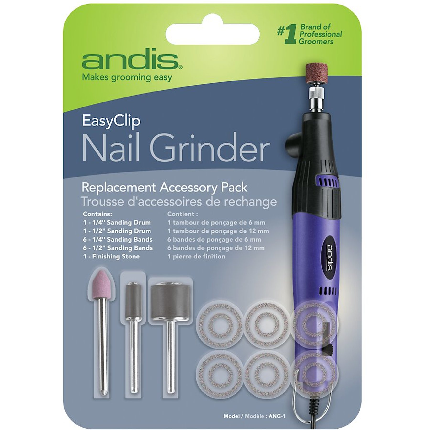 Andis Pet Nail Grinder Replacement Accessory Pack