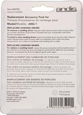 Show full view: Andis Pet Nail Grinder Replacement Pack slide 3 of 4