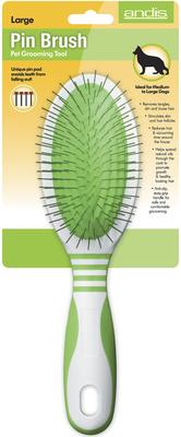 Show full view: Andis Pin Brush, Green/White, Large slide 3 of 4