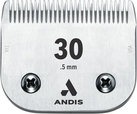 Show full view: Andis UltraEdge Detachable Blade, #10, 1/16", 1.5mm + UltraEdge Detachable Blade, #30, 1/50", 0.5mm slide 6 of 9