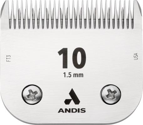 Show full view: Andis UltraEdge Detachable Blade, #10, 1/16", 1.5mm + UltraEdge Detachable Blade, #7FC, 1/8-in, 3.2mm slide 2 of 10
