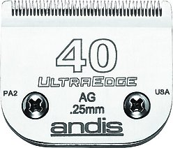 Andis UltraEdge Detachable Blade, #40, 1/100" - 0.25 mm