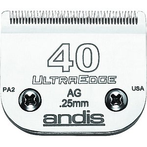 Andis UltraEdge Detachable Blade, #40, 1/100" - 0.25 mm