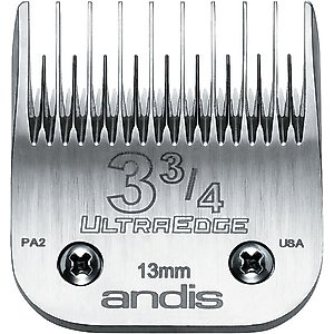 Andis UltraEdge Skip Tooth Detachable Blade, #3 3/4, 1/2" - 13 mm