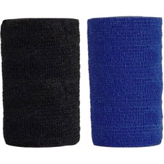 Andover Healthcare CoFlex Vet Horse, Dog & Cat Bandage, Black, 4-in & Andover Healthcare CoFlex Vet Horse, Dog & Cat Bandage, Blue, 4-in