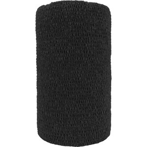 Andover Healthcare CoFlex Vet Horse, Dog & Cat Bandage, Black, 4-in