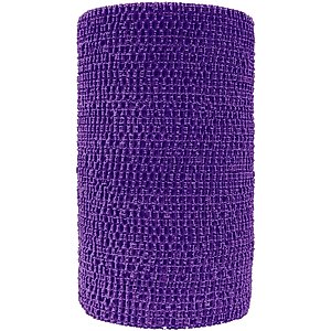 Andover Healthcare CoFlex Vet Horse, Dog & Cat Bandage, Purple, 4-in