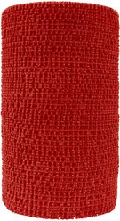 Andover Healthcare CoFlex Vet Horse, Dog & Cat Bandage, Red, 4-in