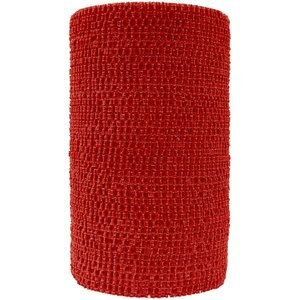 Andover Healthcare CoFlex Vet Horse, Dog & Cat Bandage, Red, 4-in