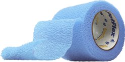 Andover Healthcare PetFlex Dog, Cat & Small Animal Bandage, Light Blue, 2-in