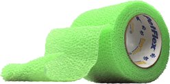 Andover Healthcare PetFlex Dog, Cat & Small Animal Bandage, Neon Green, 2-in