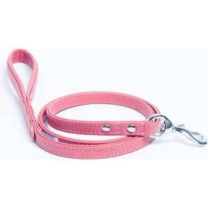Angel Alpine Padded Handle Dog Leash, Bubblegum Pink, Medium: 4-ft long, 1/2-in wide