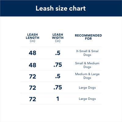 Show full view: Angel Alpine Padded Leather Dog Leash, Black, 72 x 1/2-in slide 2 of 3