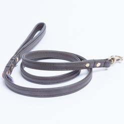 Angel Alpine Padded Leather Dog Leash, Brown, 72 x 1/2-in slide 2 of 3