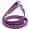 Show in main carousel: Angel Alpine Padded Leather Dog Leash, Purple, 48 x 1/2-in slide 1 of 4
