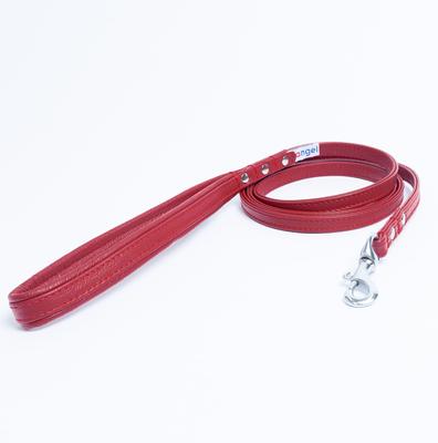 Show full view: Angel Alpine Padded Leather Dog Leash, Red, 72 x 1/2-in slide 4 of 5