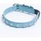 Show in main carousel: Angel Athens Rhinestone Standard Cat Collar, Light Blue, 12 x 1/2-in slide 1 of 5