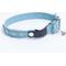 Show in main carousel: Angel Athens Rhinestone Standard Cat Collar, Light Blue, 12 x 1/2-in slide 3 of 5